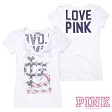 St. Louis Cardinals Victoria's Secret PINK&Atilde;&macr;&Acirc;&iquest;&Acirc;&frac12; V-Neck Flag Tee