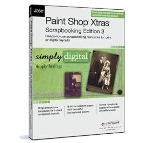 Paint Shop Xtras Scrapbooking Edition 3  Simply Heritage