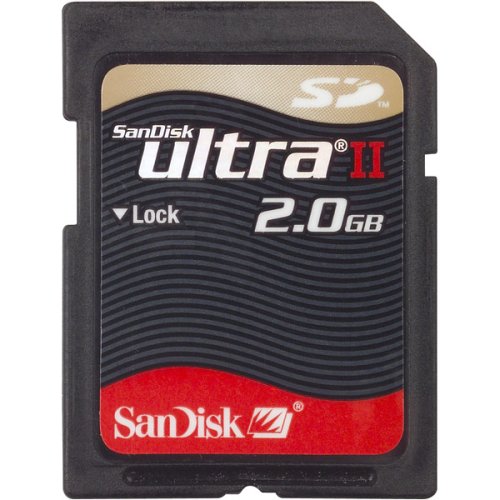 SanDisk SDSDH-2048-901 2 GB Ultra II Secure Digital Memory Card ( US Retail Package )
