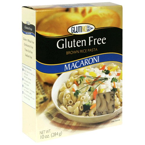 Glutino Gluten-Free Brown Rice Pasta, Macaroni, 10-Ounce Packages (Pack of 8)