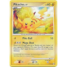 Pokemon Platinum Arceus Single Card Pikachu #71 Common