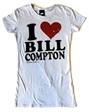 True Blood I Love Bill Compton Light Gray Junior T-shirt (Juniors Small)