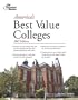 America's Best Value Colleges, 2007 Edition (College Admissions Guides)
