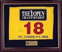 Jack Nicklaus Hand Signed 2000 British Open Framed Flag