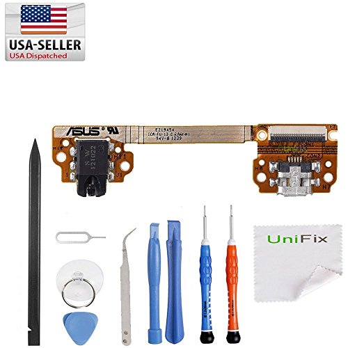 Unifix-Asus Google Nexus 7 ME370T Charger Charging Port Flex Cable Dock Connector USB Port With Audio Jack Flex Replacement Part OEM + Tool Kit