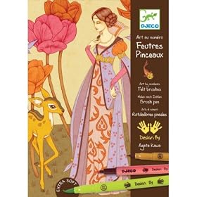 Feutres pinceaux Contes et l�gendes Djeco