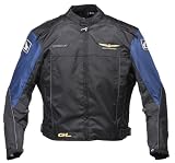 Joe Rocket Goldwing Deals Gap Sport Textile Mens Motorcycle Jacket Black/Dark Blue Extra Large XL