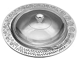 Wilton Armetale Reggae Round Covered Casserole with Glass Insert