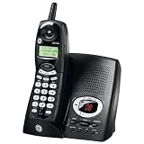 GE Cordless 2.4 GHz 27851FE1 Cordless Phone with Call Waiting Caller ID and Digital Answering System - Black