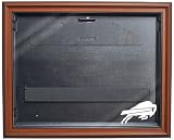 NFL Buffalo Bills Removable Face Jersey Display - Brown with Museum Quality UV Upgrade