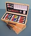 Art Essentials Wood Box Set of 14 Oil Paints