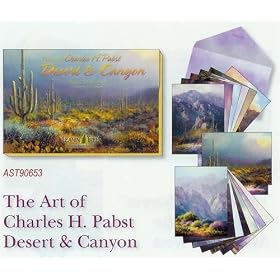 Leanin' Tree Art of Charles H Pabst Desert & Canyon Blank Greeting Card Assortment