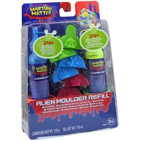 Hasbro Martian Matter Alien Moulder Refill Blue And Lime