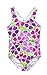ALove Big Girl's Bauhinia Floral Printed One Piece Swimsuit Racerback