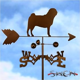 Pug Weathervane