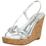  : Moda Spana Women's Nevada Wedge,Silver,6.5 M