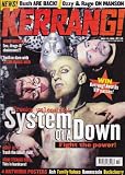 KERRANG MAGAZINE BACK ISSUE 750 SYSTEM OF A DOWN - 3 COLOURS RED - ASH - FAMILY VALUES - RAMMSTEIN - BUCKCHERRY - LIMP BIZKIT