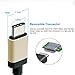 USB C to USB, iOrange-E Type C 1ft Braided Cable with Aluminum Connector for 2015 Macbook 12'', LG G5, OnePlus 2, Nexus 6P, 5X, Lumia 950, Nokia N1 Tablet, Nextbit Robin and Other USB C Devices, Gold