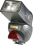 Sunpak PZ40X II Power Zoom Digital Flash for all Nikon TTL, D-TTL, and i-TTL Cameras (Black)