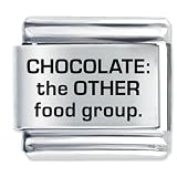Chocolate Italian Charms Bracelet Link