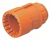 未来工業 コネクタ CD管φ16用 Gタイプ オレンジ CDK-16GS