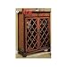 Two tone finish wood wine storage cabinet console