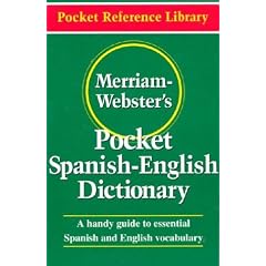 Merriam-Webster's Pocket Spanish-English Dictionary (Pocket Reference Library)