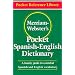Merriam-Webster's Pocket Spanish-English Dictionary (Pocket Reference Library)