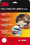 Produkt-Bild: PCD225 CD Etiketten f&uuml;r Inkjet, Laser, Kopierer, 117 mm, 50 Etiketten, wei&szlig;