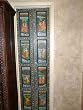 Tribal Wall Panel Radhakrishna Both Side Hand Painted Bifold Closet Door 79