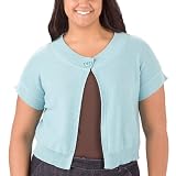 Women's Plus Size Merona® Cardigan Sweater - Aqua Bead