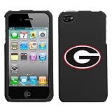 iPhone 4 4S Georgia Bulldogs Black Superior Snap on Hard Cover