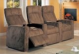 Matinee Theater Recliner Collection By Coaster Furniture With Silver Shipping