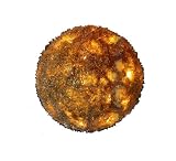 GKI Bethlehem Lighting 12-Inch Gold Cotton & Ice Incandescent Ball with 35 Clear Mini