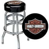 Harley-Davidson® Bar Stool with Bar & Shield Logo. HDL-12116