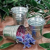 2 Metal Metal Mini Silver 12 per package