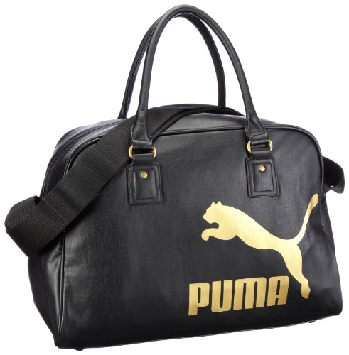 PUMA Originals Grip Bag, black-gold, 26 liters, 069965 01