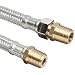 Unisource 406 Stainless Steel Connnector Hose Assembly, NPT Male Connection