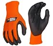 Black & Decker BD535L Tactile Wet Dry Grip Glove, Black Orange, Large