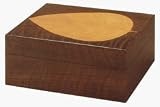 Humidor Zino Walnut Tobacco Leaf PM Matte