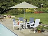 ACE TRADING - HOME CASUAL MU906STC LIVING ACCENTS CORAL MARKET UMBRELLA 9 ft.