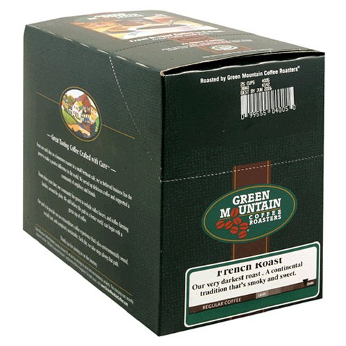 Green Mountain Coffee French Roast, K-Cups for Keurig Brewers, 25-Count Boxes (Pack of 2)