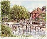 Review Cambrooke Fine Art  / Portrait of Britain, Shiplake Lock, Oxfordshire, Framed