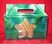 Gourmet Food : Set of 3 Biscotti Holiday Window Gable Boxes (1 Dozen Biscotti in Each Box) From Peggy's Biscotti