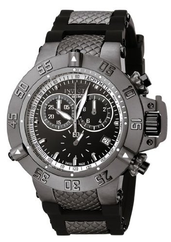 Invicta Men's 5508 Subaqua Sport Black Ion-Plated Chronograph Watch