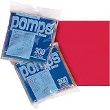 Pomps Tissue Squares Red