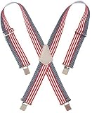 Custom LeatherCraft 110USA Heavy Duty USA Flag Elastic Suspender