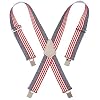 Custom LeatherCraft 110USA Heavy Duty USA Flag Elastic Suspender