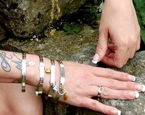 Power Phrase Bangle with YOUR custom engraved Mantra, Gift for HER, Graduation gift, Blessing bracelet .. Handmade positive jewelry .. BOHO gift for Daughter, Sister, best friend