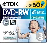 TDK Ķ��DVD-RW�ӥǥ��������(8cm) ξ�̵�Ͽ60ʬ���顼��󥰥ߥå��� ���ޡ��ȥ���������3��ѥå� [DVD-RW60HCMX3S]